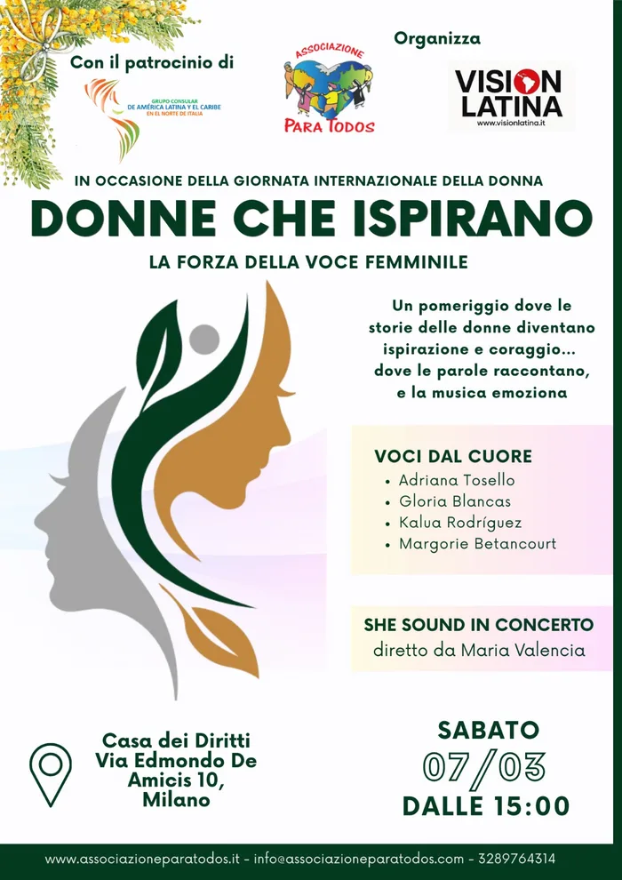 Para Todos Donne Che Ispirano